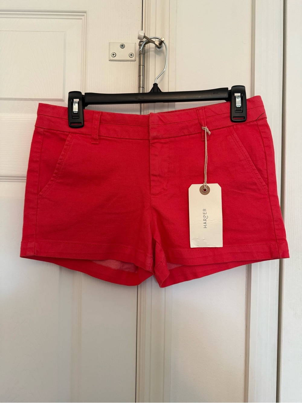 Harper Bright Red Women's Jean Shorts